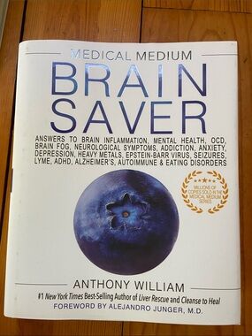 Medical Medium Brain Saver by Anthony William - Book, Like NEW
